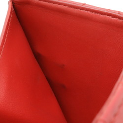 LOUIS VUITTON Louis Vuitton New Wave Zip Compact Wallet Bi-fold Leather Rouge Red M52613