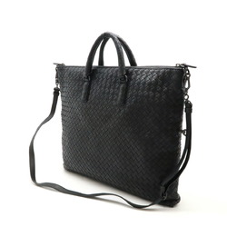 BOTTEGA VENETA Bottega Veneta Intrecciato Convertible Tote Bag Shoulder Leather Black 354216