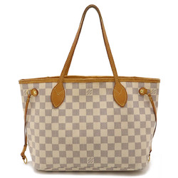 LOUIS VUITTON Damier Azur Neverfull PM Tote Bag Handbag Shoulder N51110