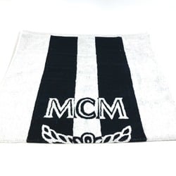 MCM Bicolor Beach Towel Blanket Bath Cotton Men's Women's Black