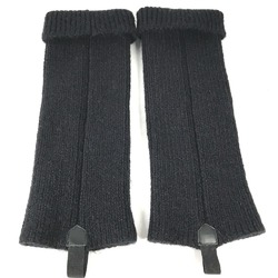 LOUIS VUITTON Louis Vuitton Leg Warmers LV Accessories Wool Women's Black