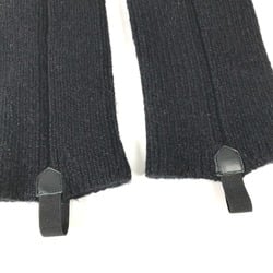 LOUIS VUITTON Louis Vuitton Leg Warmers LV Accessories Wool Women's Black