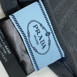 PRADA 27388 Long Gloves Polyester Women's Grey