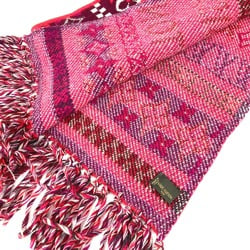 LOUIS VUITTON Louis Vuitton Monogram Scarf Cashmere Women's Pink