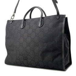 Gucci Tote Bag GG Nylon Of The Grit 630353 GUCCI 2way Shoulder Black