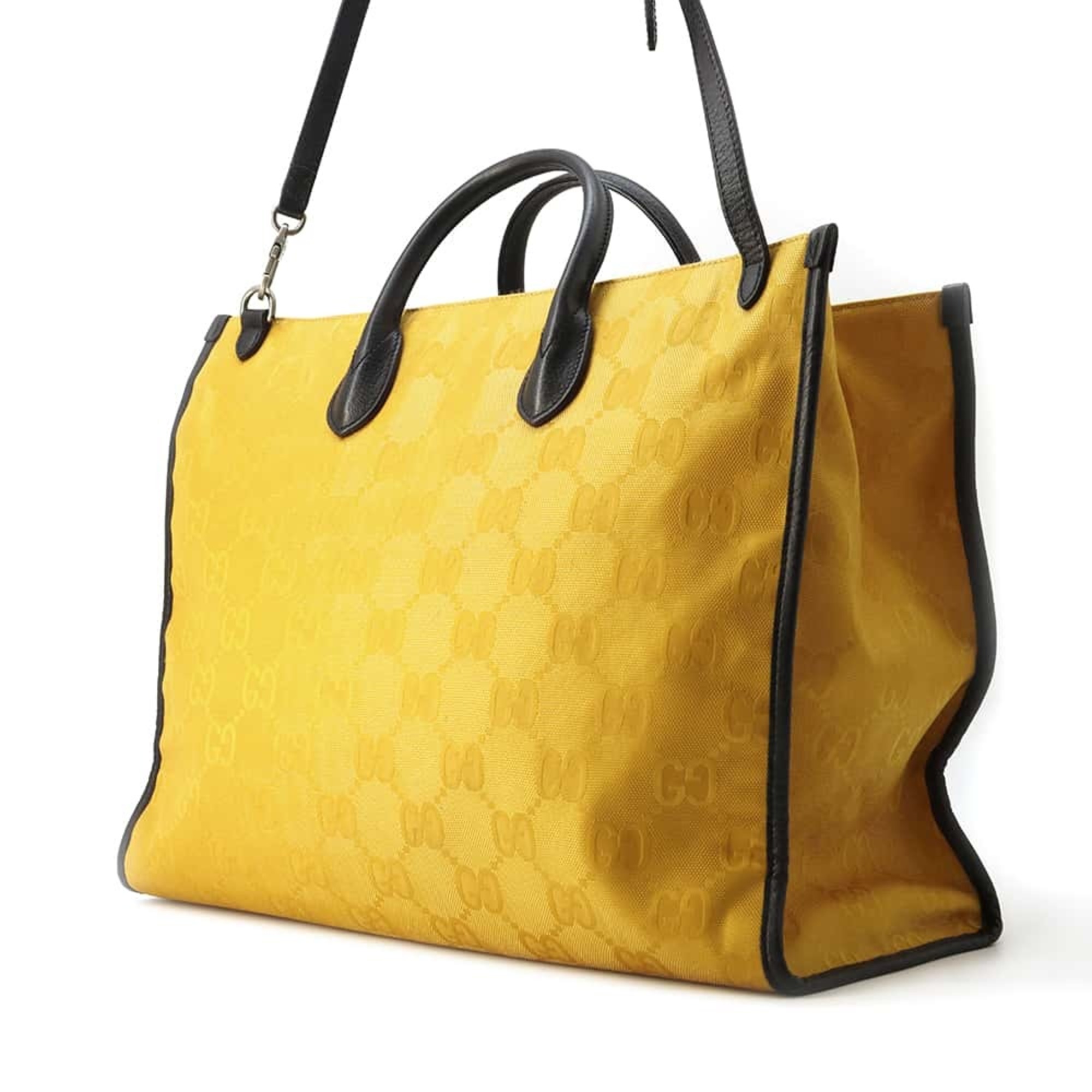 Gucci Tote Bag GG Canvas Off The Grid 630353 Nylon Leather GUCCI 2way Limited Edition