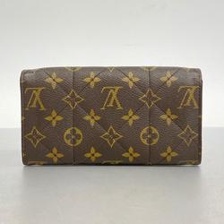 Louis Vuitton Long Wallet Monogram Etoile Portefeuille Sarah M66556 Brown Men's Women's