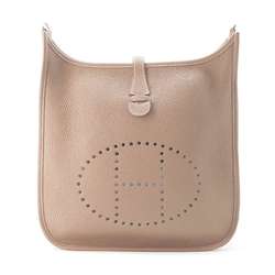 Hermes shoulder bag Evelyn 3 PM Etoupe Taurillon Clemence Z stamp