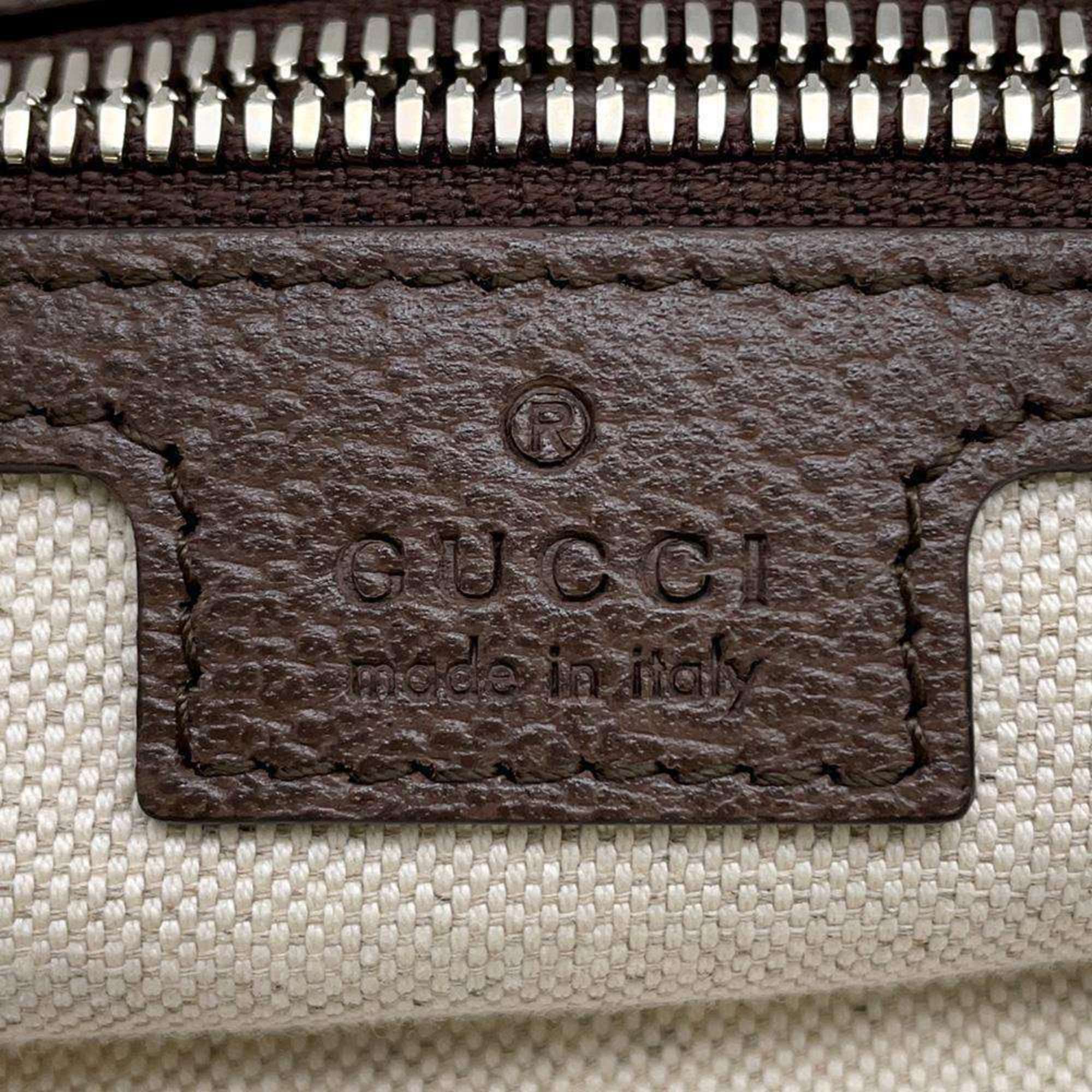 Gucci Tote Bag in Web Canvas with Embossed Details 782741 GUCCI 2-way Shoulder