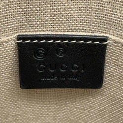 Gucci Handbag Micro Guccissima 449654 GUCCI Shoulder Bag GG Pattern Black