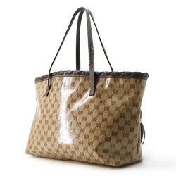 Gucci Tote Bag GG Crystal Tassel Leather 354665 GUCCI