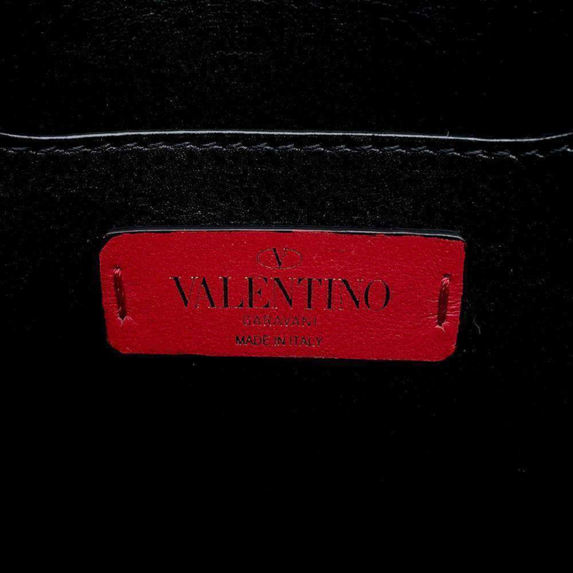 Valentino Garavani Chain Shoulder Bag Leather VALENTINO Black