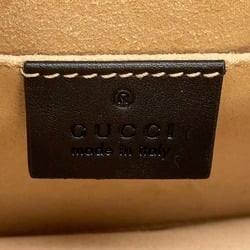 Gucci Handbag Sylvie Velour 70270 GUCCI Bag 2way Shoulder Black