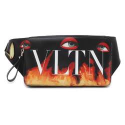 Valentino Garavani Body Bag Emilio Villalba Collaboration Lip Pattern UY2B0719DAP VALENTINO Black