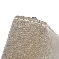 Hermes Tri-fold Wallet Bearn Combination Etoupe Chevre Mysore B Stamp HERMES