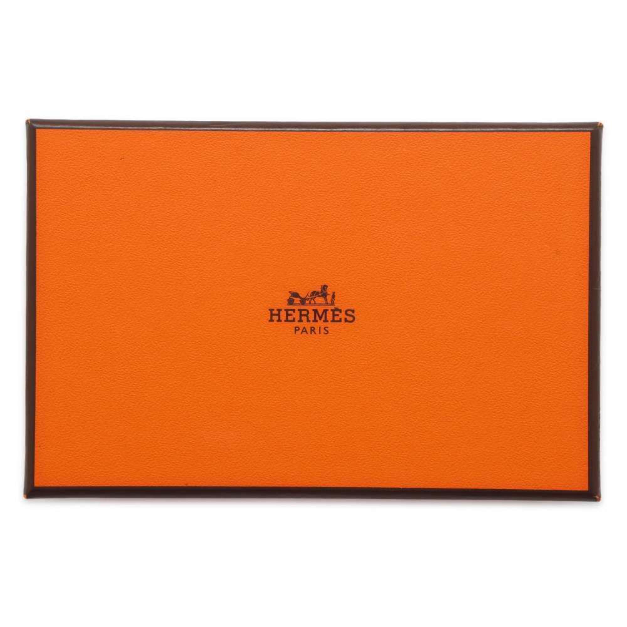 Hermes Business Card Holder/Card Case Calvi Jaune-Naples Chevre Mysore D Stamp HERMES Holder