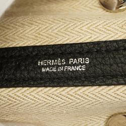 Hermes Tote Bag Garden TPM O Stamp Negonda Black Women's