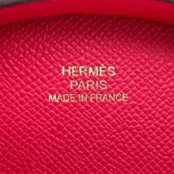 Hermes Rose Pomette Cheek Case Extreme Veau Madame Z Stamp