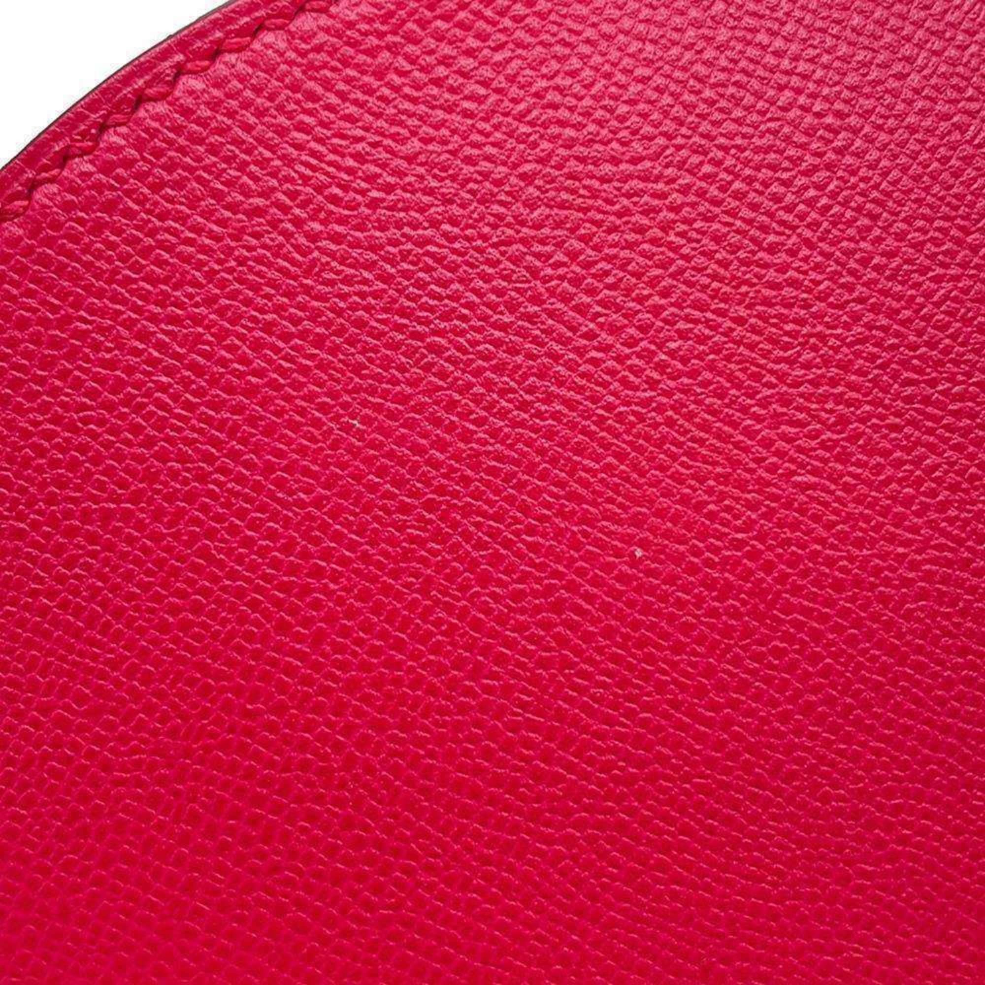 Hermes Rose Pomette Cheek Case Extreme Veau Madame Z Stamp