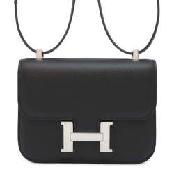 Hermes Shoulder Bag Micro Constance Black Epson N Stamp