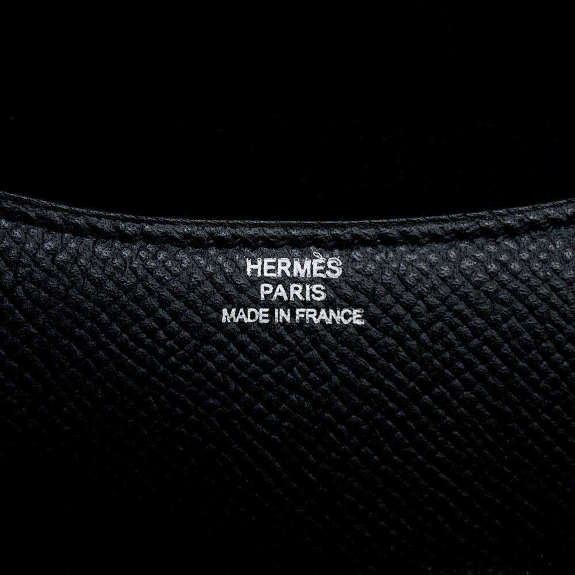 Hermes Shoulder Bag Micro Constance Black Epson N Stamp