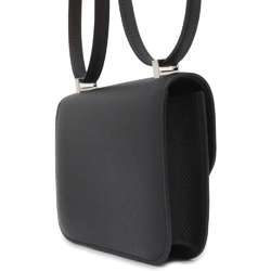 Hermes Shoulder Bag Micro Constance Black Epson N Stamp