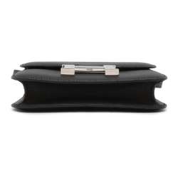 Hermes Shoulder Bag Micro Constance Black Epson N Stamp