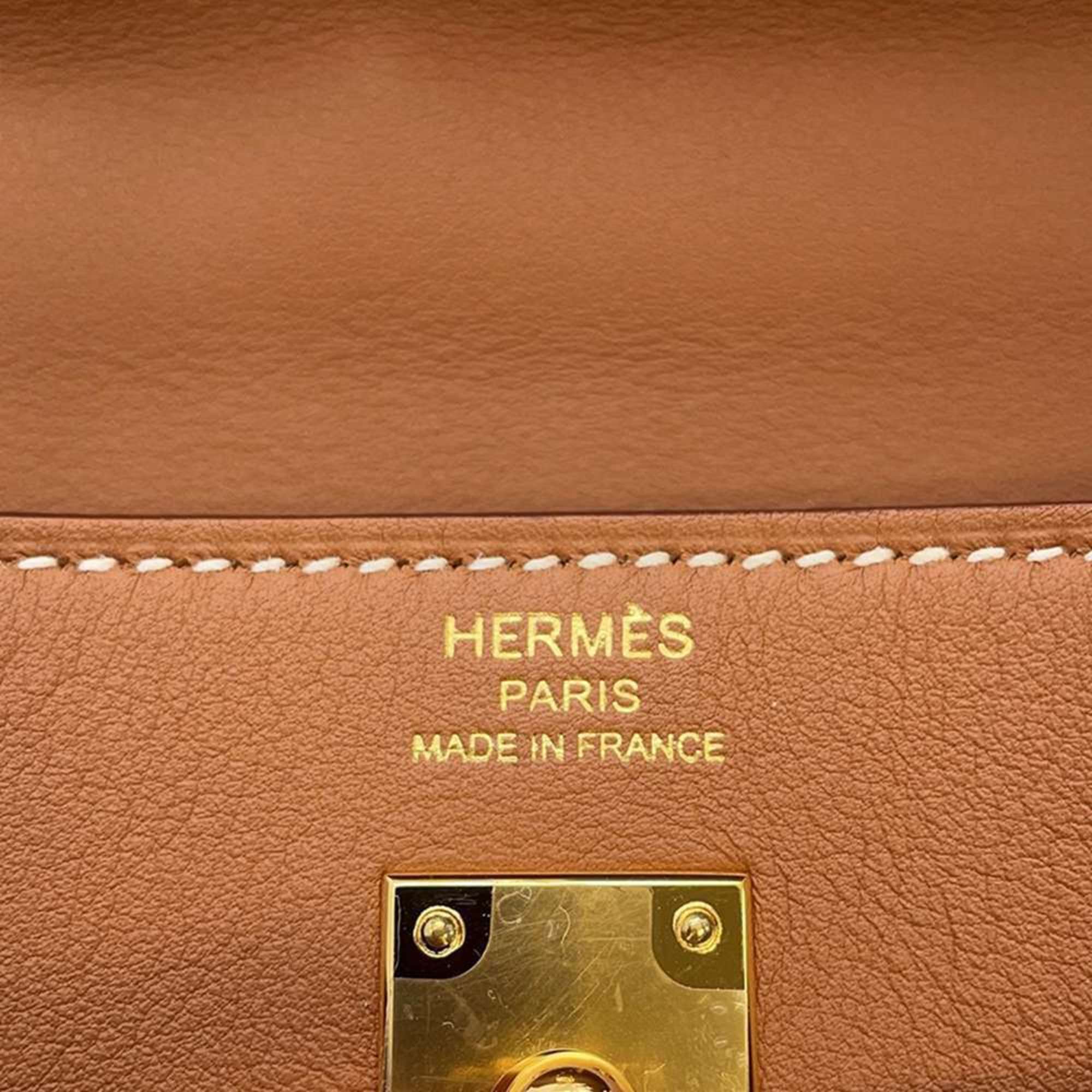 Hermes Shoulder Bag Kelly Move Gold Swift B Stamp HERMES