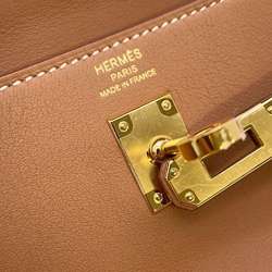 Hermes Shoulder Bag Kelly Move Gold Swift B Stamp HERMES