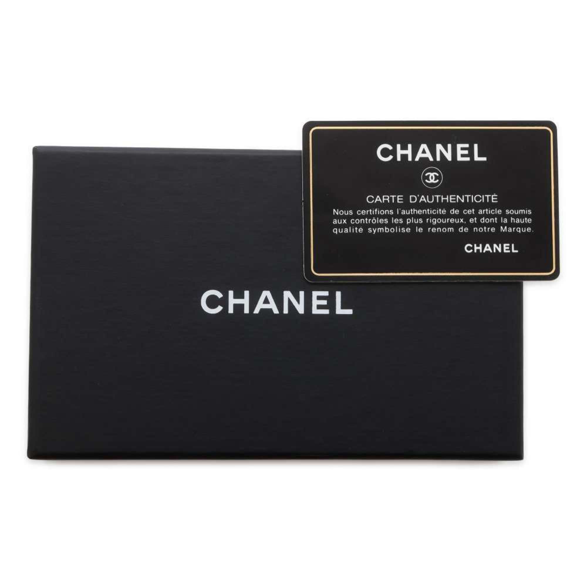 Chanel Wallet/Coin Case Boy Coco Mark Matelasse Lambskin A80602 CHANEL Coin Purse Business Card Case/Card