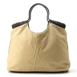 Yves Saint Laurent Tote Bag Sac Cabas Nylon Leather 293007