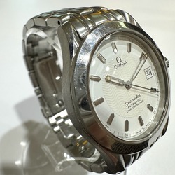 OMEGA 2501.21.00 Seamaster Chronometer Date Automatic Watch Stainless Steel Men's Silver