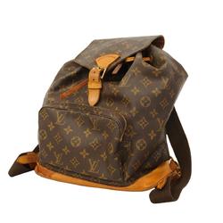 Louis Vuitton Backpack Monogram Montsouris GM M51135 Brown Women's