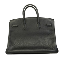 Hermes handbag Birkin 35 □I stamp Taurillon Clemence black ladies