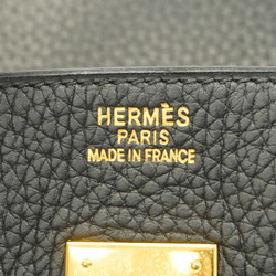 Hermes handbag Birkin 35 □I stamp Taurillon Clemence black ladies