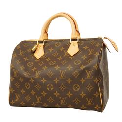 Louis Vuitton Handbag Monogram Speedy 30 M41108 Brown Ladies