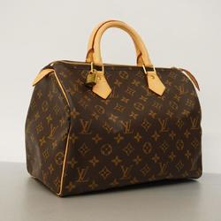 Louis Vuitton Handbag Monogram Speedy 30 M41108 Brown Ladies