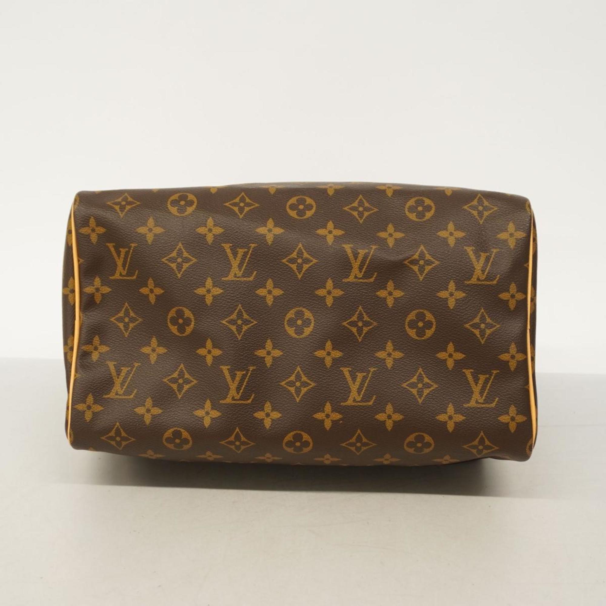 Louis Vuitton Handbag Monogram Speedy 30 M41108 Brown Ladies