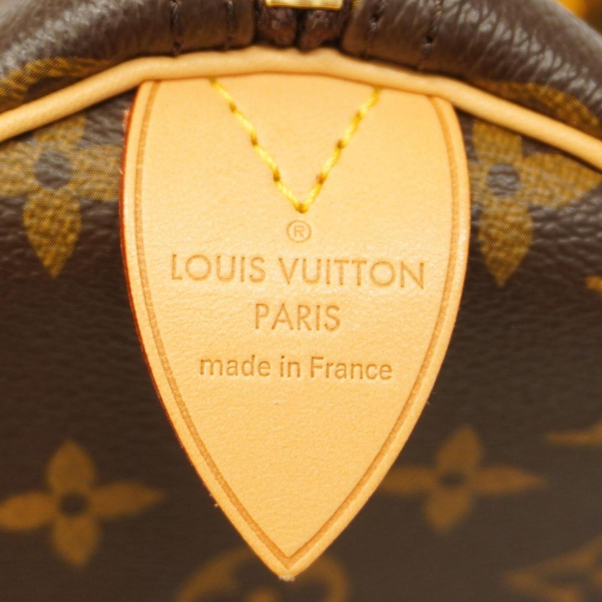 Louis Vuitton Handbag Monogram Speedy 30 M41108 Brown Ladies