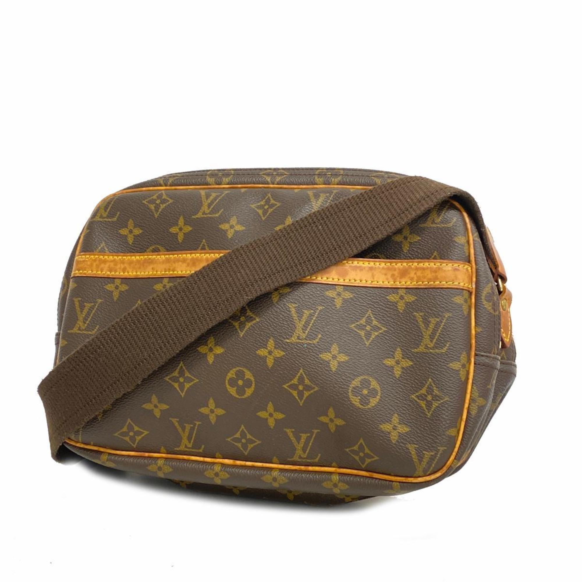 Louis Vuitton Shoulder Bag Monogram Reporter PM M45254 Brown Ladies