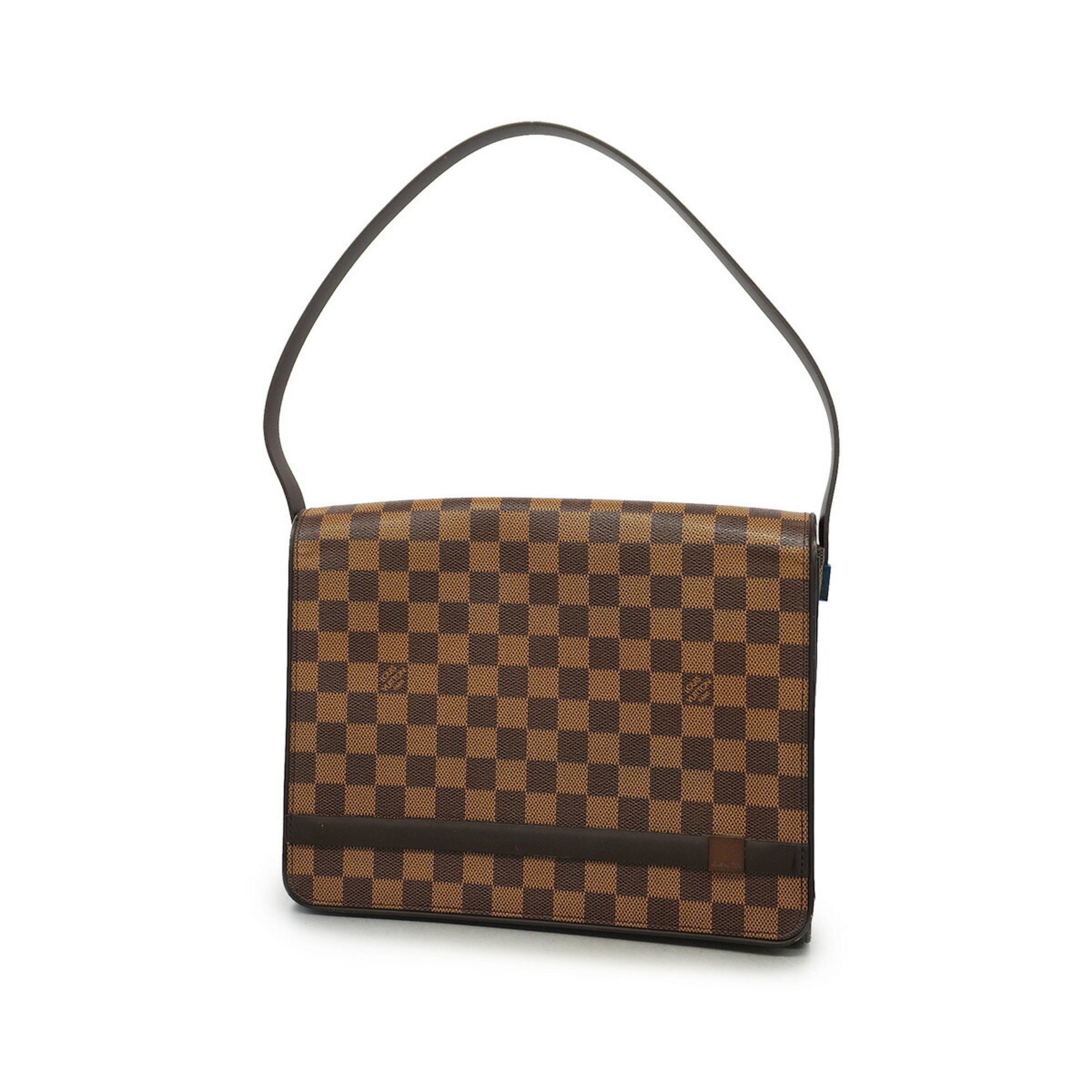 Louis Vuitton Shoulder Bag Damier Tribeca Carre N51161 Ebene Ladies