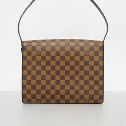 Louis Vuitton Shoulder Bag Damier Tribeca Carre N51161 Ebene Ladies