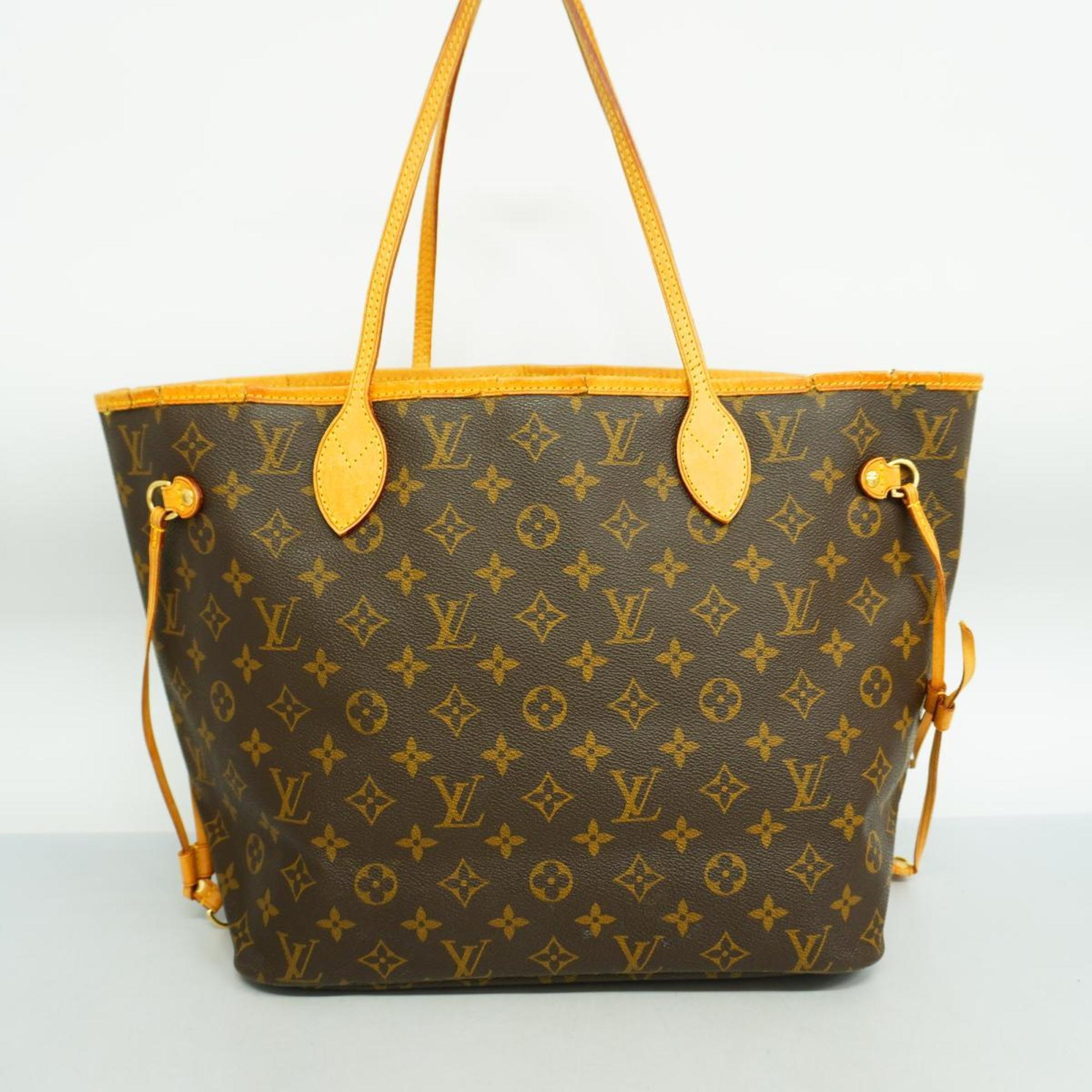 Louis Vuitton Tote Bag Monogram Neverfull MM M40156 Brown Women's