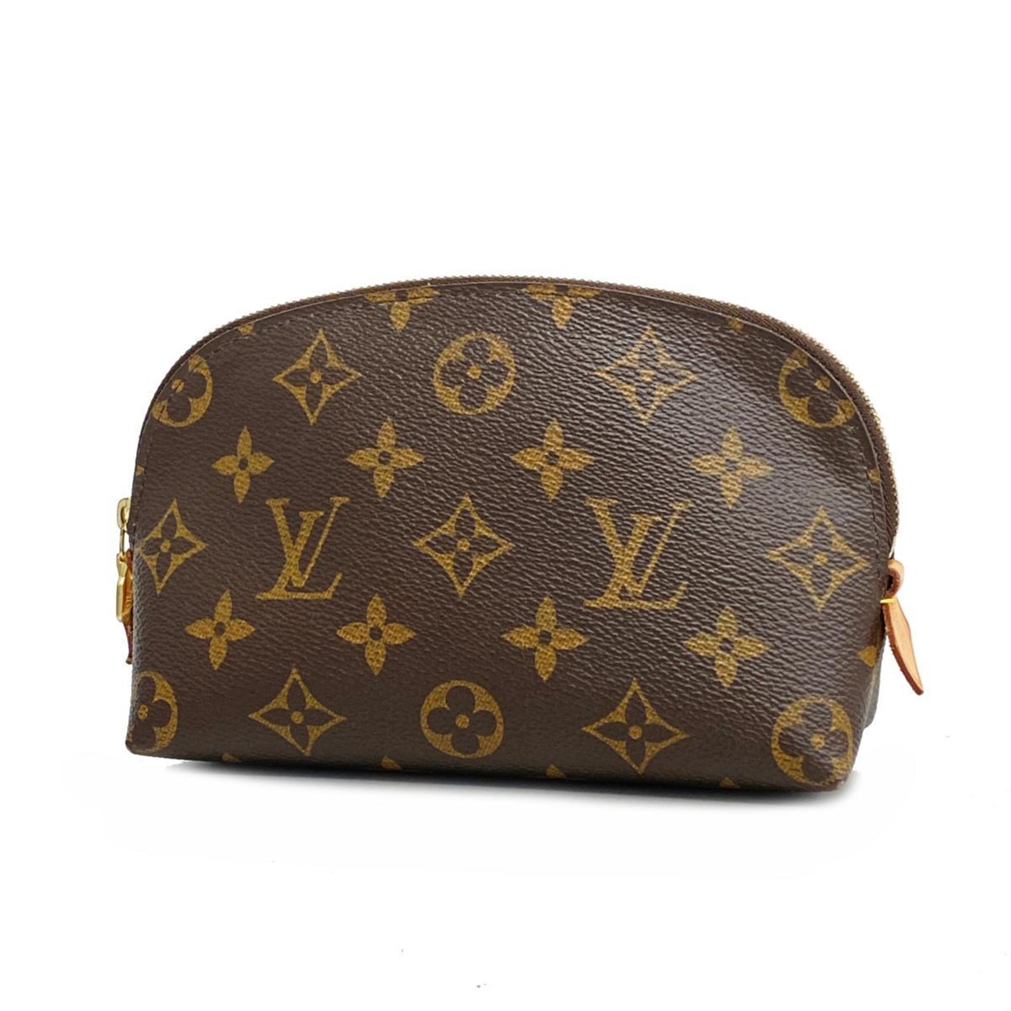 Louis Vuitton Pouch Monogram Pochette Tick M47515 Brown Ladies