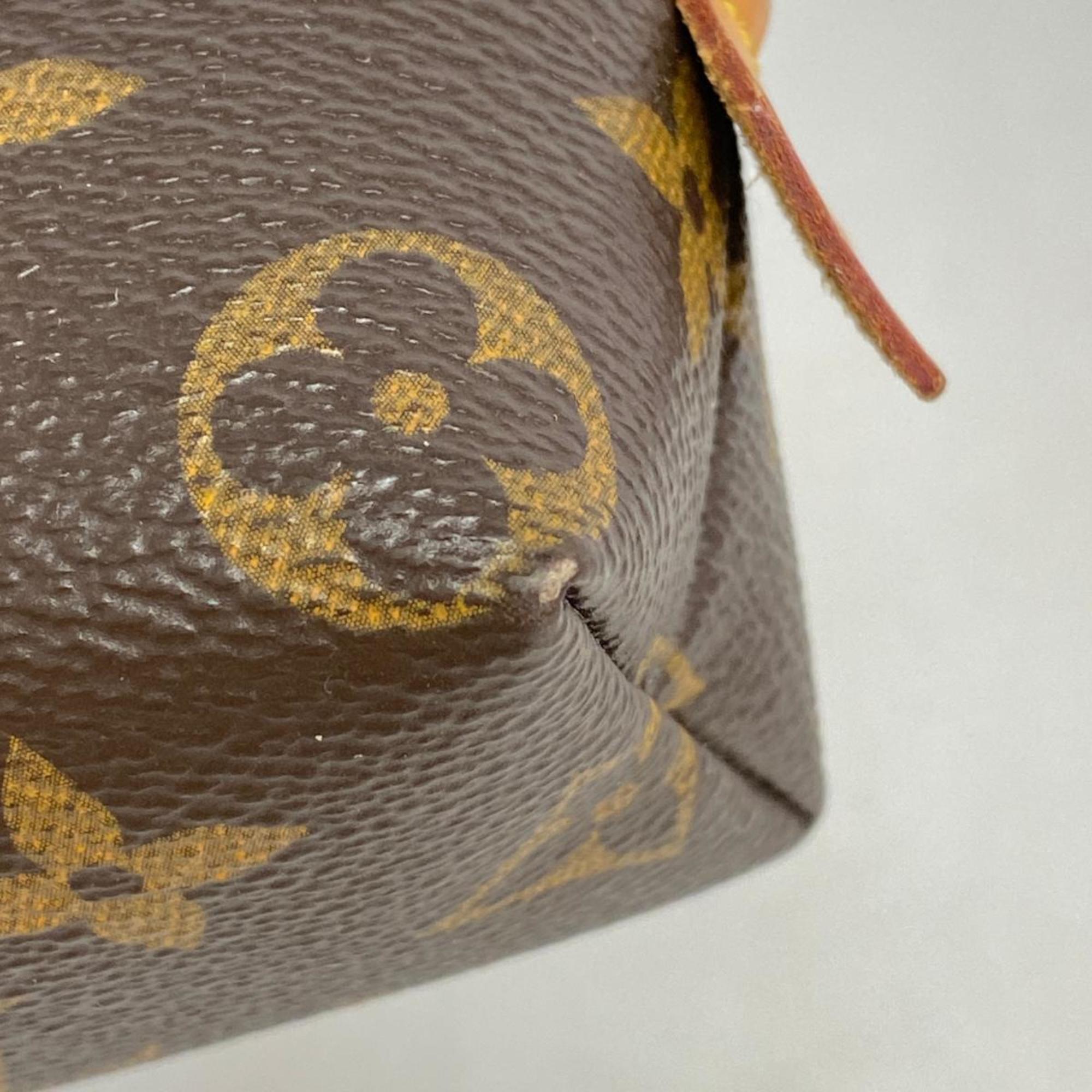 Louis Vuitton Pouch Monogram Pochette Tick M47515 Brown Ladies