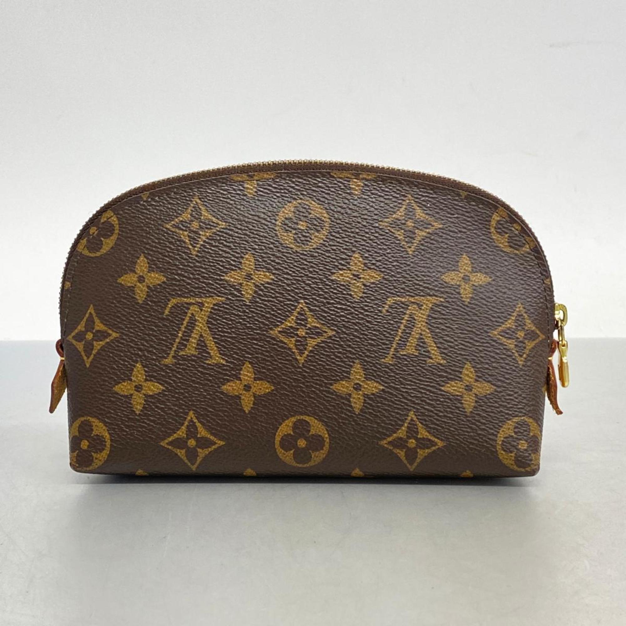 Louis Vuitton Pouch Monogram Pochette Tick M47515 Brown Ladies