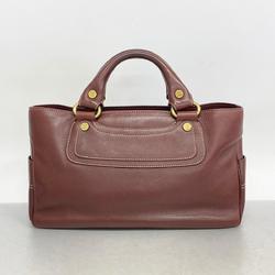 Celine handbag boogie leather brown ladies