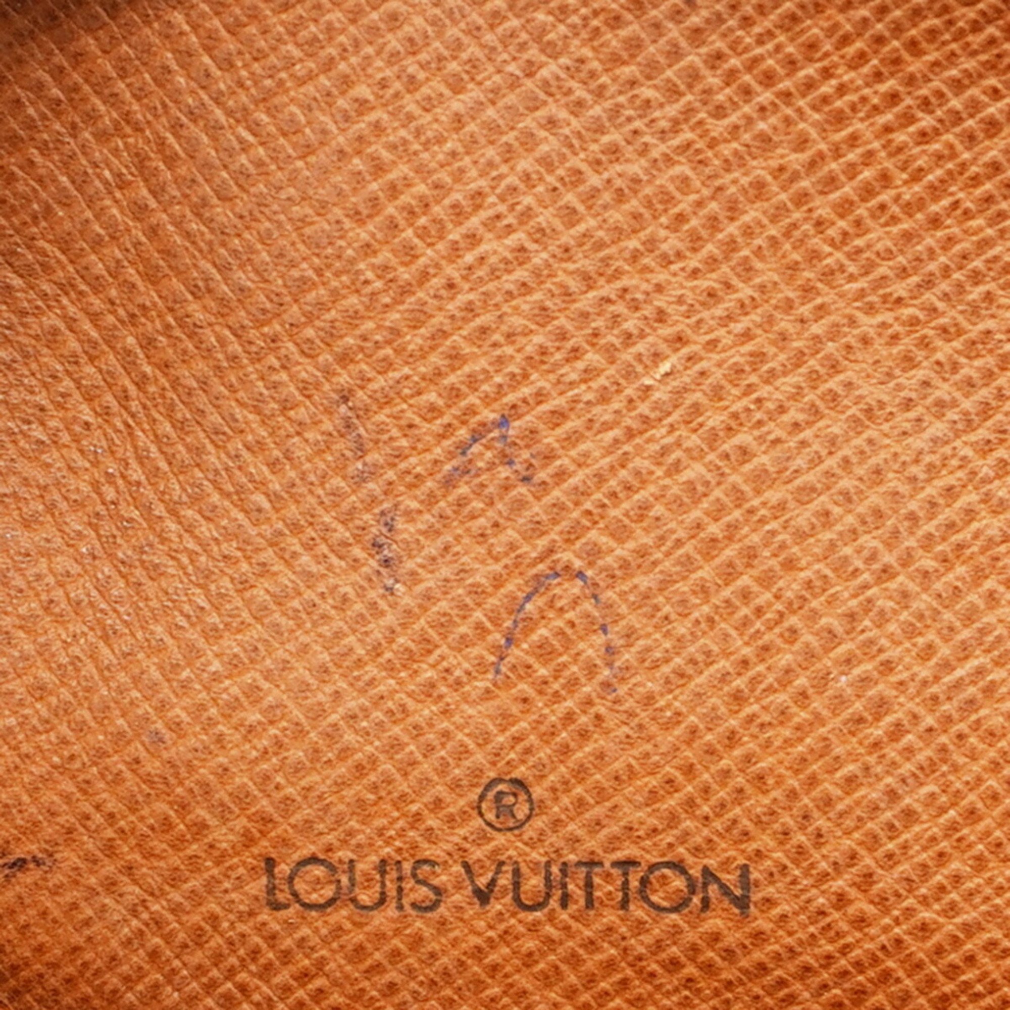 Louis Vuitton Clutch Bag Monogram Pochette Dame PM M51812 Brown Women's