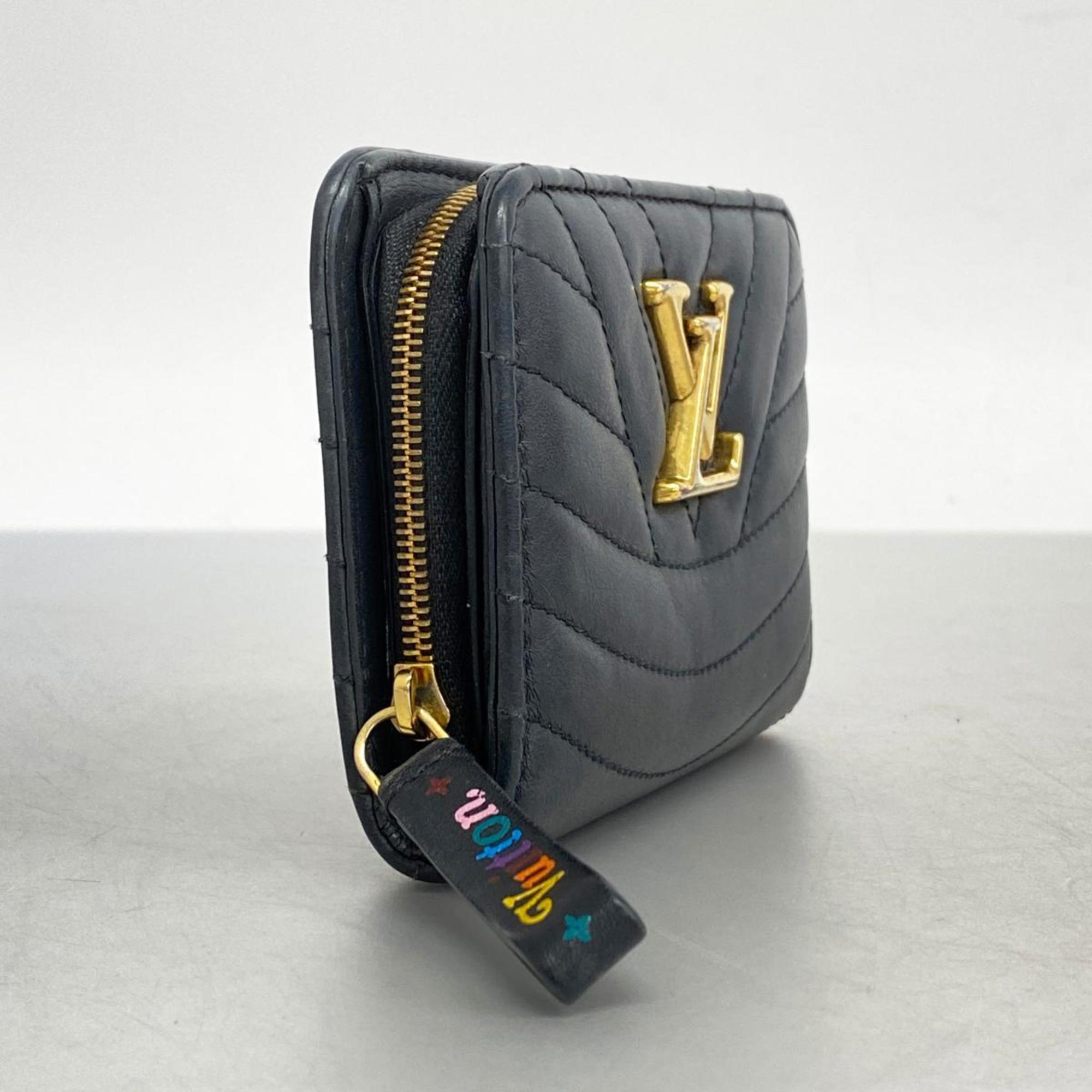 Louis Vuitton Wallet New Wave Gypto Compact M63789 Noir Ladies