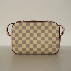 Louis Vuitton Shoulder Bag Damier Azur Santonge N40155 White Women's